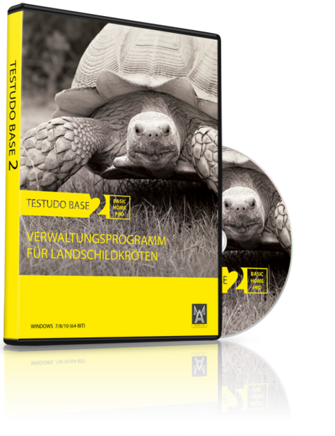 Schildkrötenverwaltungsprogramm Testudo Base 2 Retail-Verpackung